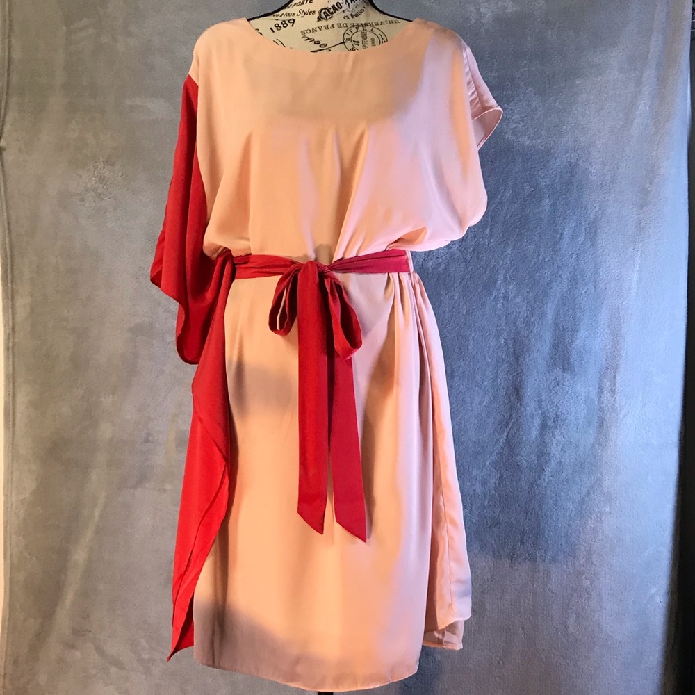 W118 by Walter Baker Asymmetrical Dress Pink Coral